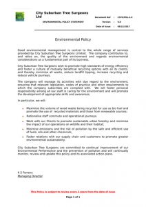 Environmental Policy Statement